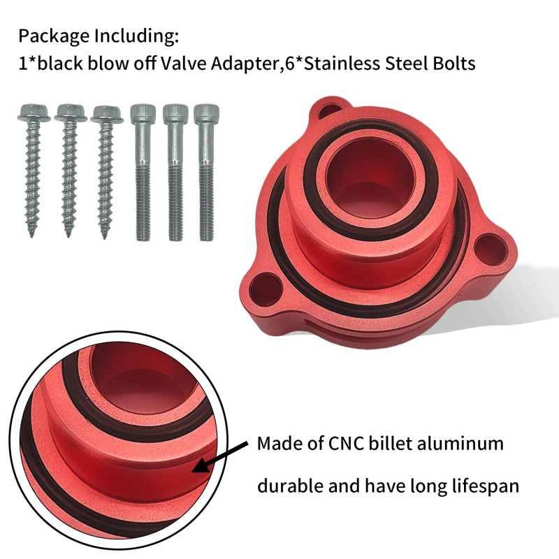 JINFANNIBI Turbo Blow off Valve Adapter For Ford Ranger with
