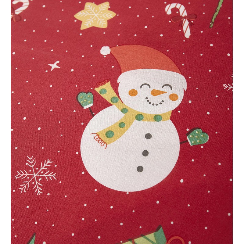 Bedlam Elf & Santa-Easy Care Duvet Cover Set, Polycotton, Multicolour,