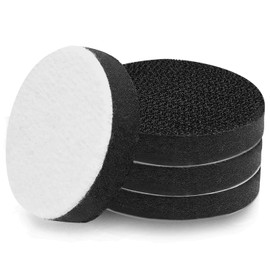 Kyuionty 5 Pack 2 Inch Hook and Loop Soft Sponge Cushion Buffer Pad, Foam Sponge Buffer Backing Pad Soft Density Interface Pad for Polishing and Buffing