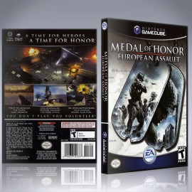 Unbranded GameCube Replacement Case - NO GAME - Medal of Honor - European Assault