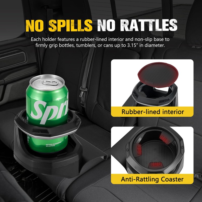 BUNKER INDUST Window Cup Holder Compatible with 2019 2020 2021