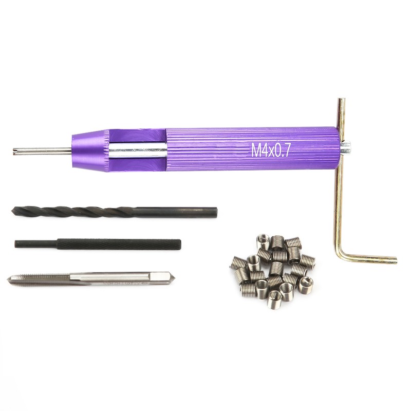 M4*0.7 Screw Threaded Inserts Repair Tool Set Wire Insert Installation