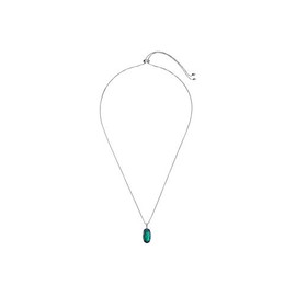 Kendra Scott Moody Necklace Rhodium Mood Stone One Size
