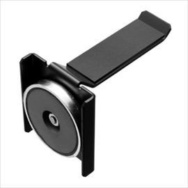 NBROS NB-HSTA02SM [AudioStation Series] Magnetic Fixed Type Headphone Stand [Steel/Black]