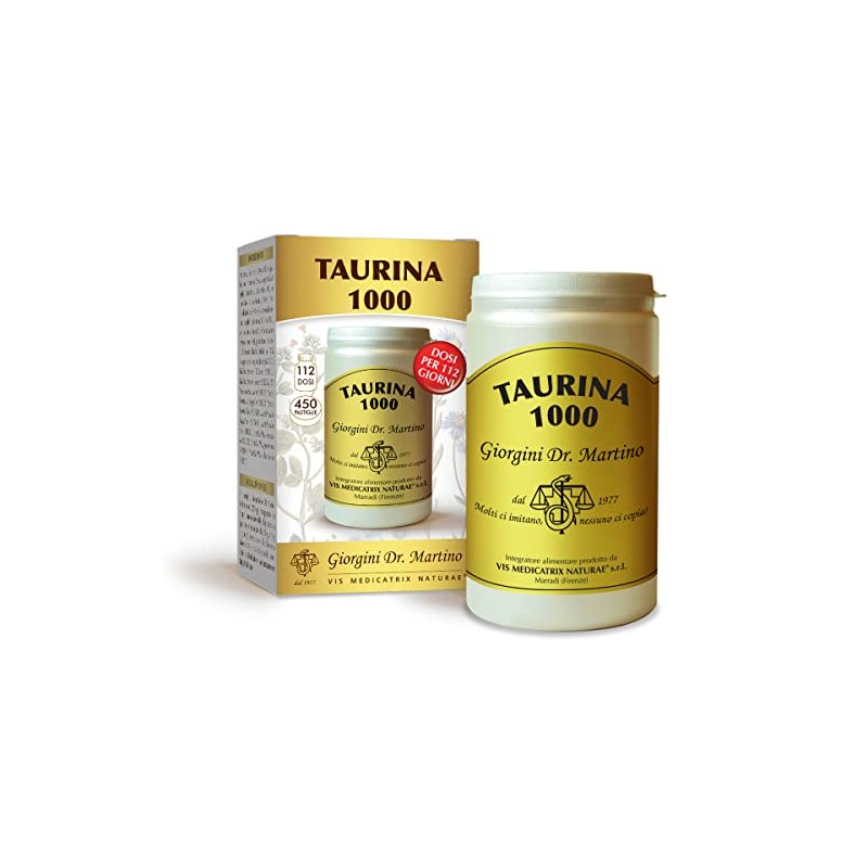 Dr Giorgini TAURINA 1000 pastiglie - 180 g (integratore di