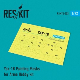ResKit 1/72 ResKit RSM72-0003 Yak-1B Pre-cut painting masks for Arma Hobby kit