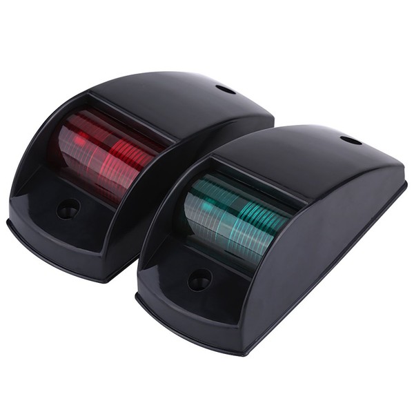 Navigation Lights, One Pair of 12V Red and Green Navigation