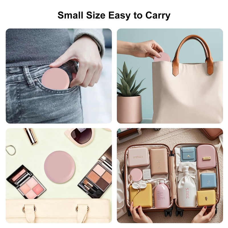 LONGMON Slim Retainer Case,Compatible with Invisalign,Aligner,Contain Remover Tool,Chewie,Pink Retainer Case