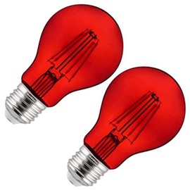 Sunlite 81082 - A19/LED/FS/4.5W/TR/2PK Colored LED Light Bulb