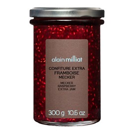 Alain Milliat Mecker Raspberry Jam, 10.6 Oz (One 300g Glass Jar)