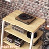 Besiost AV Media Stand with Outlets, Media Console with LED