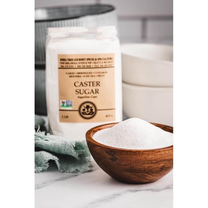 India Tree Caster Sugar, 1 lb 1 Pound (Pack of