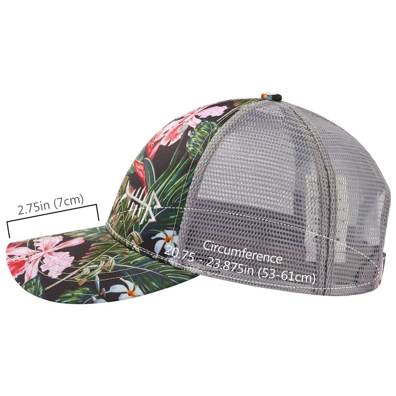 BASSDASH Altimate Fishing Hat Mesh Back for Men Women Adjustable