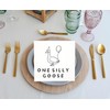 One Silly Goose Napkins for One Silly Goose Birthday Decorations,