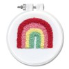 Design Works Crafts Inc. Rainbow Punch Needle Kit, White
