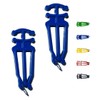 Bagdent Cross Country Skis and Poles Holder – 1 Pair, Universal Nordic Ski Pole Carrier (Blue)
