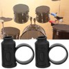 Non-slip Drumstick Additive Drumstick Control Clip for Drummers (Black)