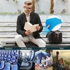 Travel Seat Cushion,Portable Airplane & Stadium Cushion,Gel Grid Design for