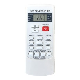 Wellclima Remote Control Air Conditioner YKR-H/102E, Replaces YKR-H/103E Compatible with the Same Model from AUX, Autif, Argo, Aukia, Digital Clima, Mundoclima, Sendo, Vortis, Zephir, Wins