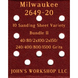 Milwaukee 2649-20 - 40/80/100/150/