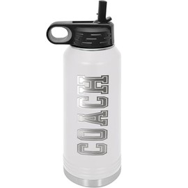 32oz Insulated Water Bottle with Permanent Coach Etch
