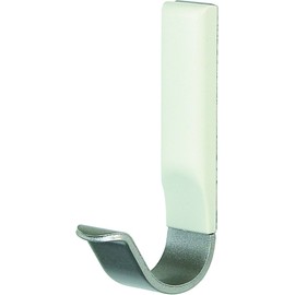 Berg M-634 Wall Hook, J-Shaped Large Hook, White