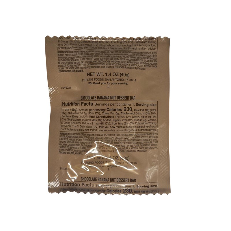 12 Pack MRE Desserts (12 Pack MRE Dessert Sampler)