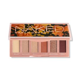 Urban Decay Naked Mini Half Backed – Paleta de Sombras de Ojos, 6 Tonos con Acabado Mate, Satinado y Metálico, Alta Pigmentación y Larga Duración, Veg