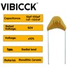 VIBICCK 10 Values 300pcs Monolithic Ceramic Capacitor Assortment Kit 10pF