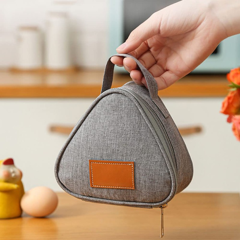 YUYAKESHI Rice Ball Case, Cold Insulated Rice Ball Shaped Lunch