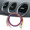 3Pcs AC Charging Hose Detection Liquid Filling Refrigerant Pipe 3Colour