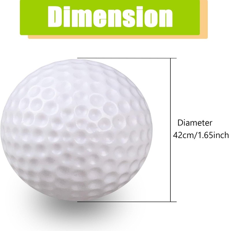 FEISHIONG Practice Golf Balls,Realistic Feel and Long Lasting Limited Fligh