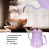 Coffee Kettle Glass Coffee Pot 600ML Coffee Drip Kettle Long