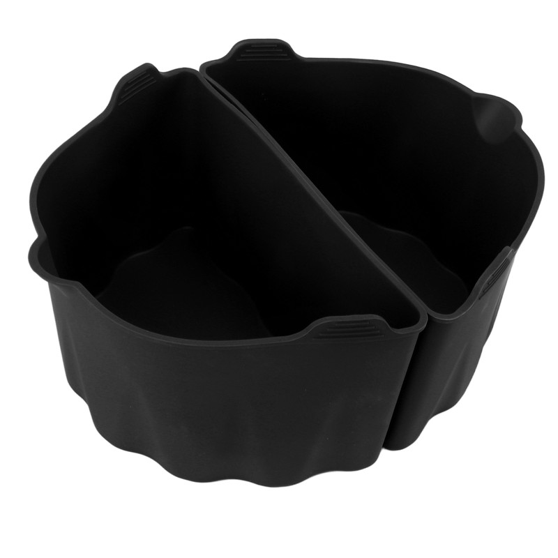 2Pcs Slow Cooker Liner 6‑7QT Silicone Cook Pot Divider Slow