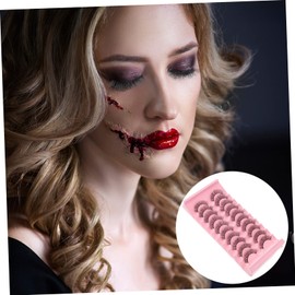 IWOWHERO 10pairs Curly Thick False Eyelashes for Women Natural Look Makeup Accessories for Parties Daily Wear and Nighttime Glamour