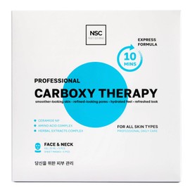 NSC Nombre Kit De 5 Mascarillas Faciales Y De Cuello Con Terapia De Carboxiterapia Coreana Para El Cuidado De La Piel - Mascarillas De Tela...        