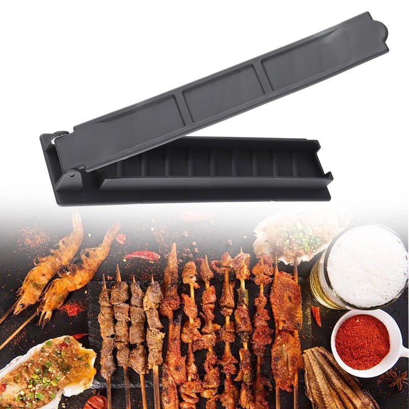 Carpango Kebab Maker Manual Skewer Press Home BBQ Mould ABS