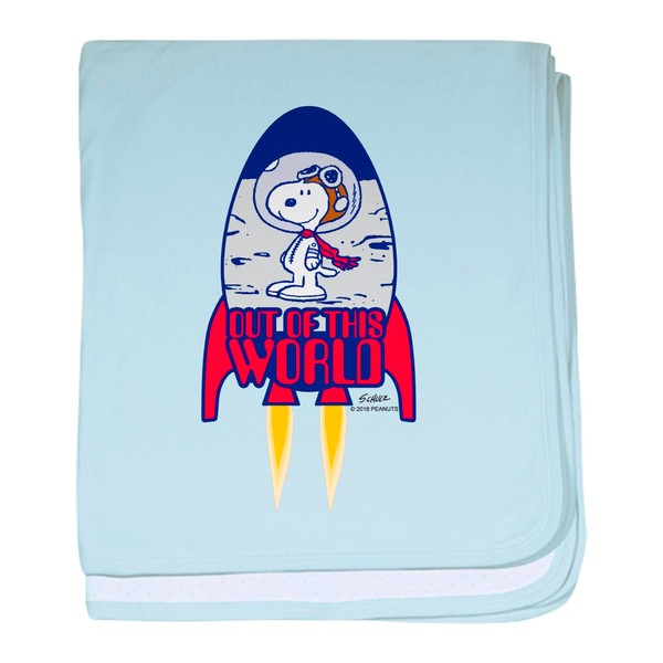 CafePress Snoopy Out of This World Baby Blanket, Super Soft