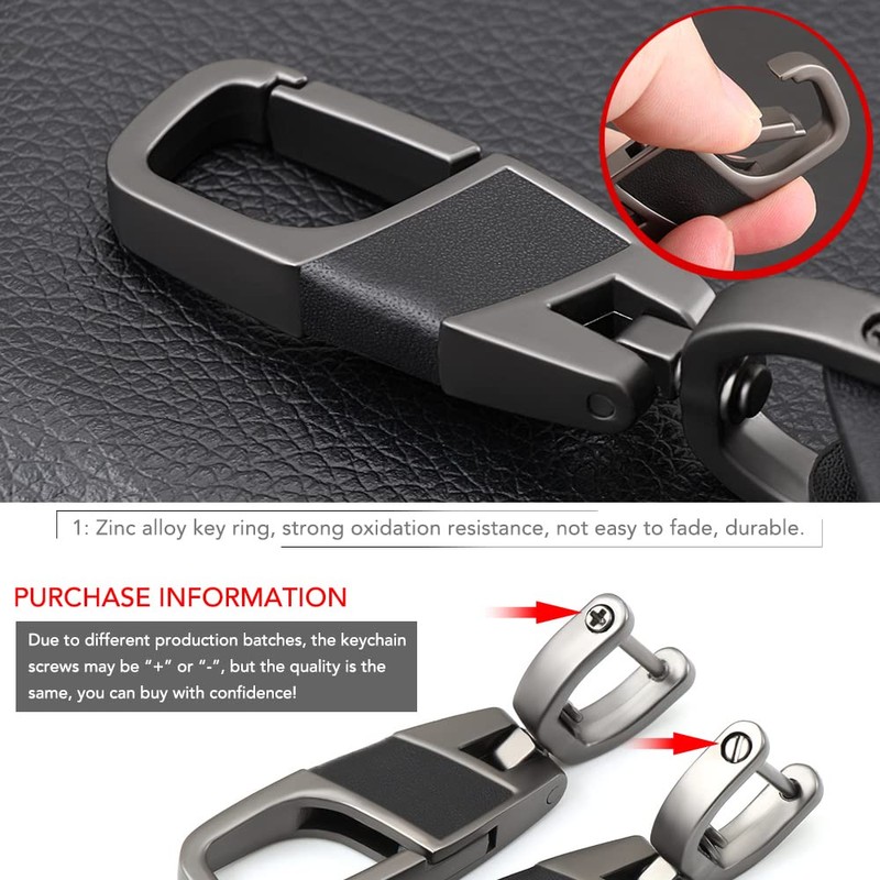 ontto Premium Leather Car Key Cover Fit for Toyota CHR