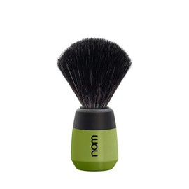 nom Max Vegan Black Fibre Shaving Brush, Olive, MAX21OL
