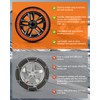 Automotive Snow Socks for Tires, Tire Socks For Snow- Premium