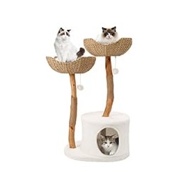 BUMUBI Leather Dog & Cat Pet Soft Bed Mat Round Design, All Breeds,Medium Size