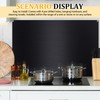 Yaocom Stainless Steel Backsplash Range Hood Stove Backsplash Back Stainless