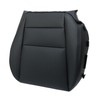 Mythoria Front Driver Side Bottom Leather Seat Cover Black Replacement