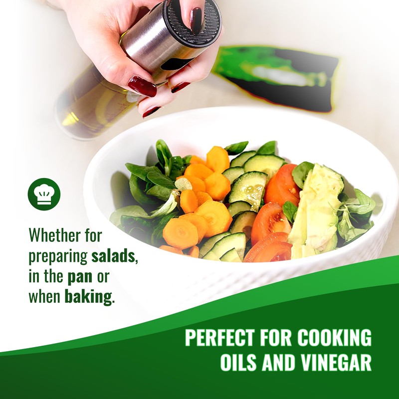 GREEN WISE Oilsprayer for Olive & Vine Oil Spray Bottle,