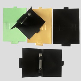 GSHLLO 50 PCS Mini Clear Glass Perfume Sample Bottles Portable Empty Perfume Vials Refillable Oil Sample Containers 2ML White