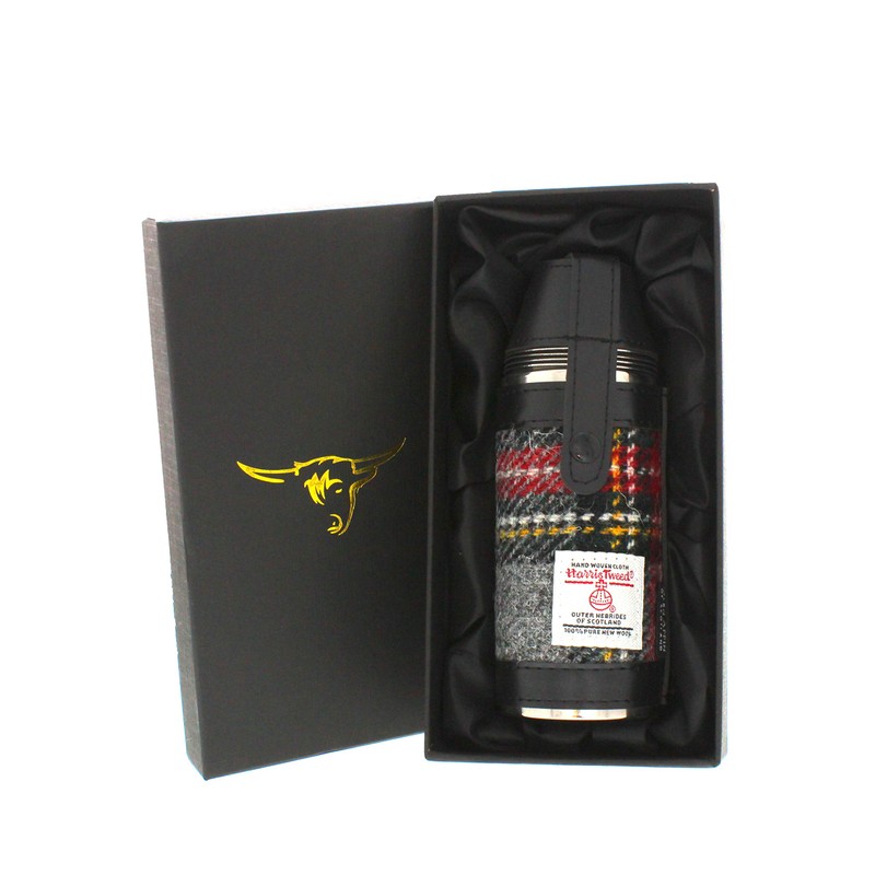 Glen Appin of Scotland Harris Tweed Hunting Flask HF3500 (Colour