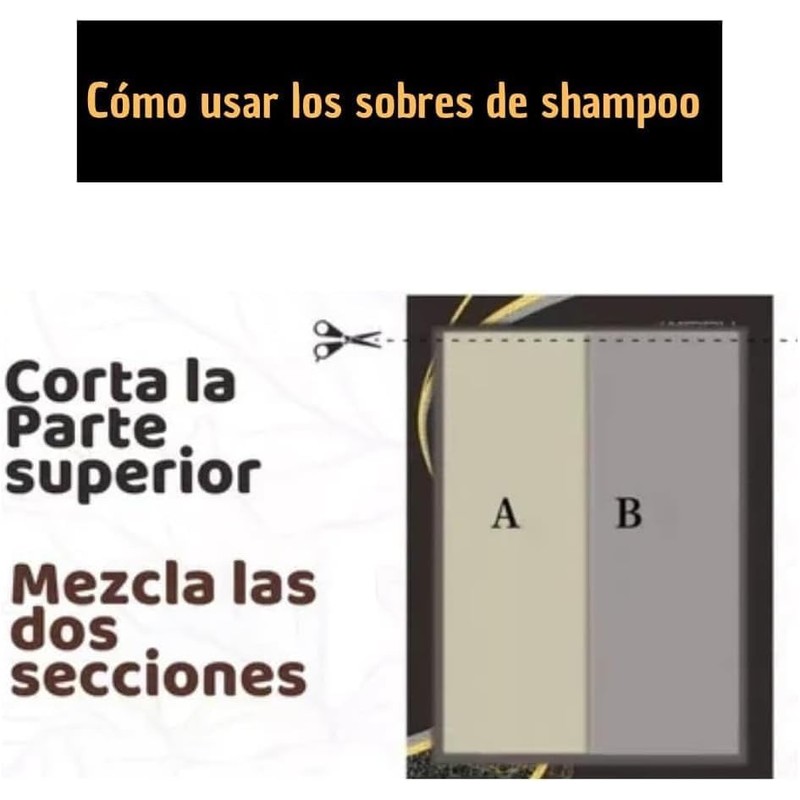 ★ Shampoo Tinte Instantaneo Para Cabello Cubre Canas Jengibre -