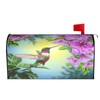Lukbfall Spring Flowers and Hummingbird Bird Mailbox Covers Magnetic Post