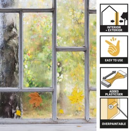 Everbuild Everbuild 101 Multi-Purpose Linseed Oil Putty – Suitable for Single Pane Glass – Brown – 1kg